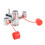 Faucet Mounted Eyewash Station 360 Rotatable Nozzle 3 Connectors 3
