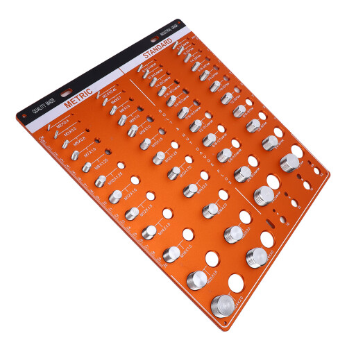 Gewindeprüfer M24/22 mit 8mm Bohrer aus Aluminium 1