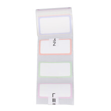 (40 X 30mm / 1.57 X 1.18in Transparent) Selbstklebendes Thermopapier 40x25mm Farbiger Rand