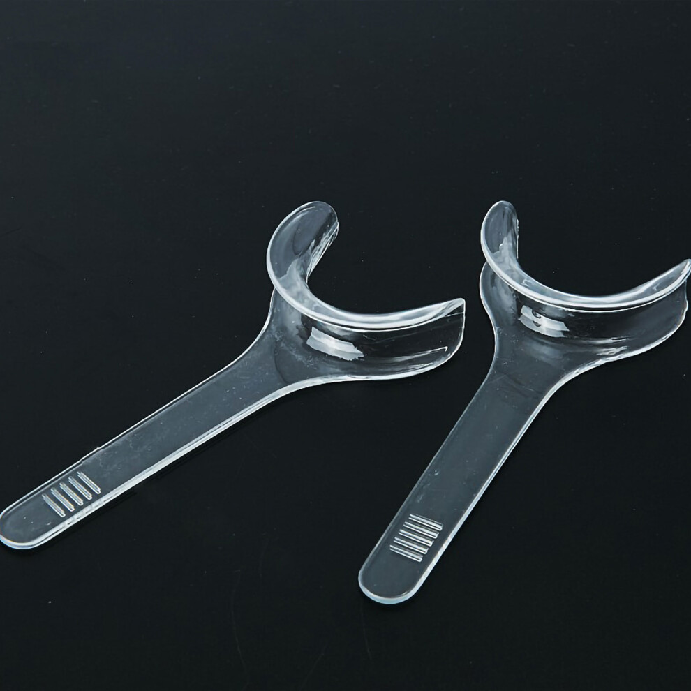 (Large Pull Hook) Dental Lip Retractor Transparent Plastic Intraoral Cheek Opener Small
