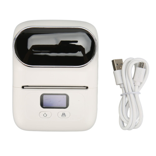 Handheld Thermal Printer Barcode Label M110 White