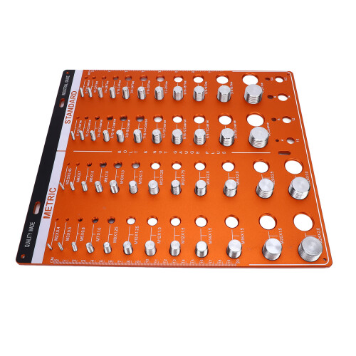 Gewindeprüfer M24/22 mit 8mm Bohrer aus Aluminium 2