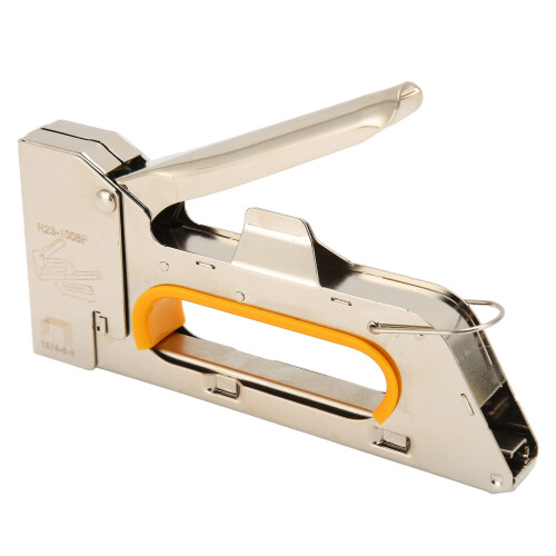 Manual Staple Gun Adjustable High Efficiency Stapler 5 Box Staples 2