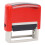 Individueller Datum/Stempel einstellbar Rot mit 2 Vorlagen 3