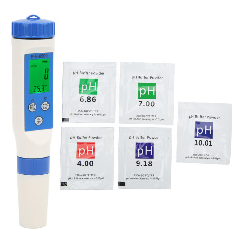 Bluetooth-Pen-Wassertester pH TDS EC Salinität Temp 5-in-1