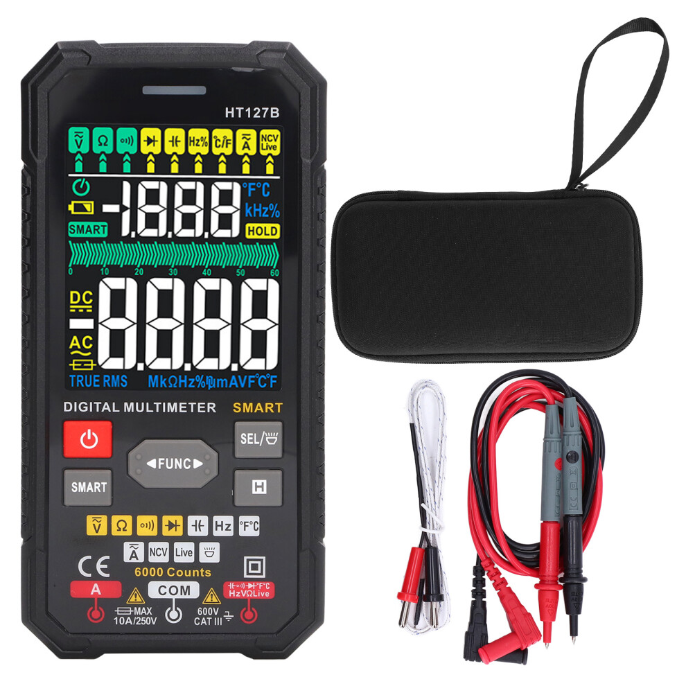 Digital Multimeter Abs High Accuracy Pocket Tester With Color Lcd 610830850678