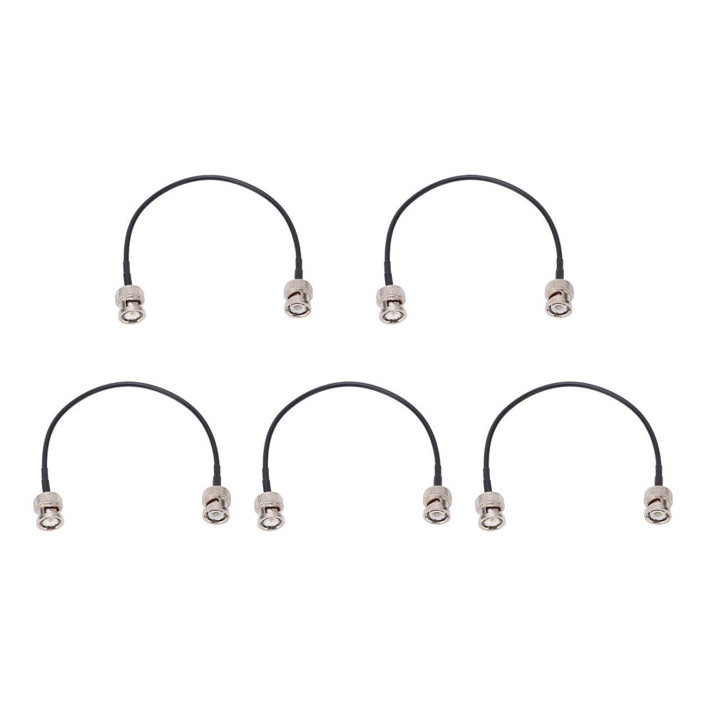 5Pcs Bnc Male To Male Coaxial Cable 50Î© Tfl-Rg58-18 323163113210
