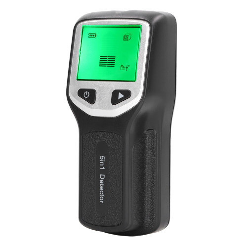 (Silver) 5-in-1 Wandscanner mit LCD: Holz, Strom, Kabel, Kante 1