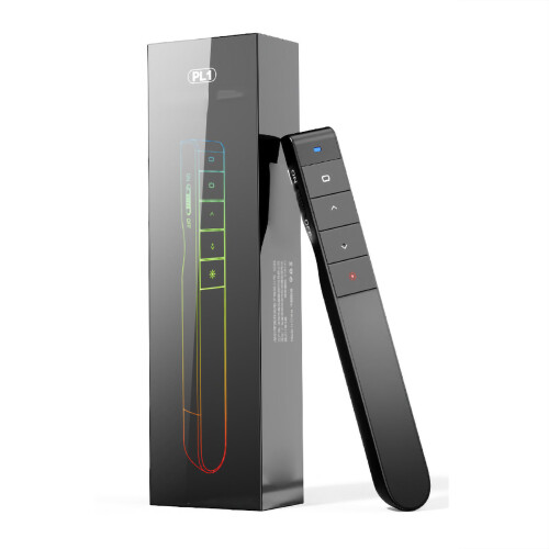 (Black) Drahtloser Präsentationsfernbedienung USB-Ladung