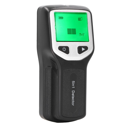 (Silver) 5-in-1 Wandscanner mit LCD: Holz, Strom, Kabel, Kante 2