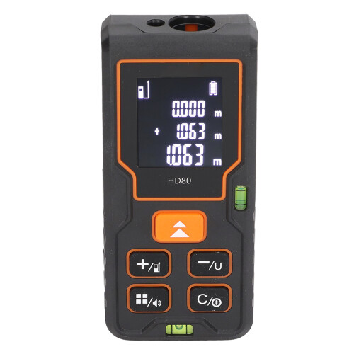 Laser-Entfernungsmesser 80m Infrarot HD LCD 2
