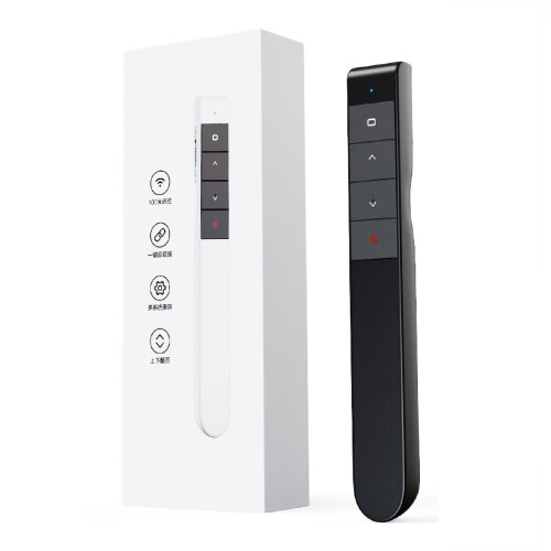 (Black) Drahtloser Präsentationsfernbedienung USB-Ladung 1
