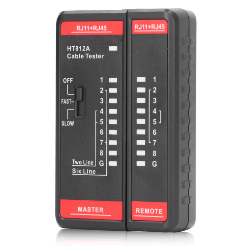 Netzwerkkabeltester RJ11 RJ45 Telefonleitung HT812A 2