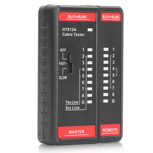 Netzwerkkabeltester RJ11 RJ45 Telefonleitung HT812A 1
