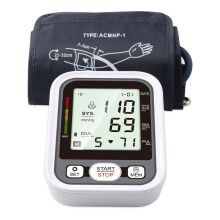 (No Voice Function) Automatisches LCD-Blutdruckmessgerät Oberarm Digital