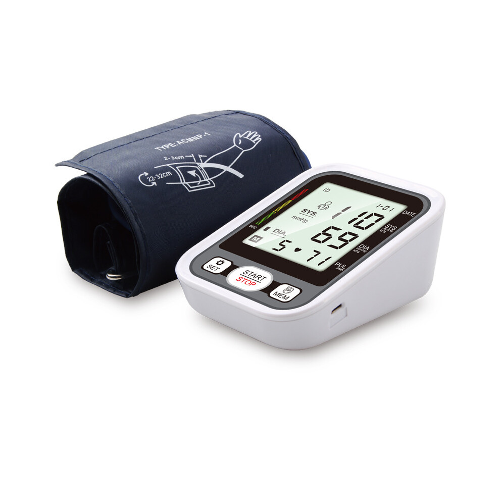 (With Voice Function) Automatic LCD Blood Pressure Monitor Upper Arm Digital