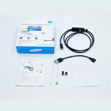 (1m/3.3ft) 7mm HD Flexible Wire Waterproof USB Phone Endoscope 1m