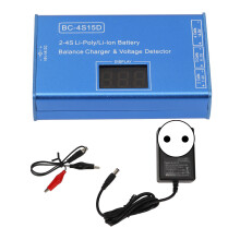 (EU Plug) Batterie-Balance-Ladegerät-2-4S-Voltage-Tester-UK