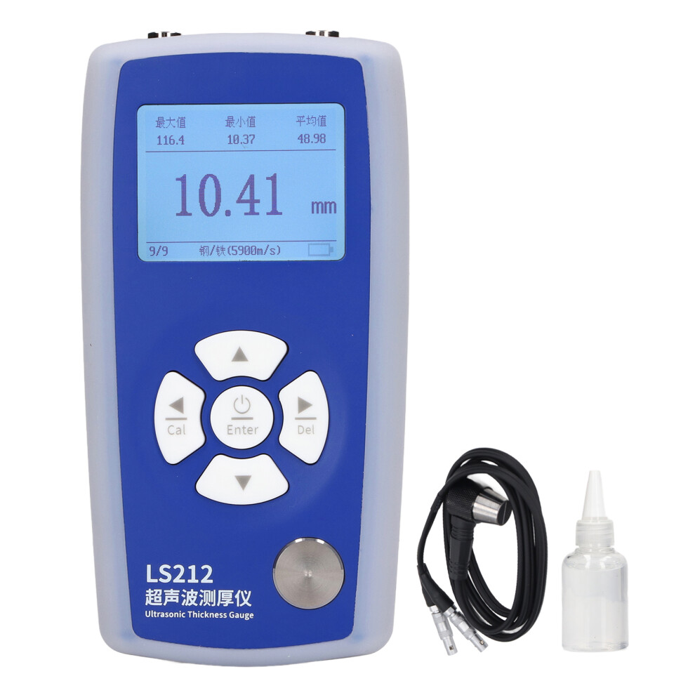 Ultrasonic Thickness Gauge Digital 0.001 Resolution 0.8-350Mm 610830837136
