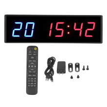 (US Plug) 2,3 Zoll LED-Timer mit Fernbedienung, 6-stellig, 110-240V, US-Stecker