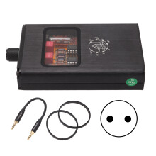 (EU Plug 100‑240V) Kopfhörerverstärker Röhren-Stereo 2,5mm/3,5mm UK-Stecker 100-240V