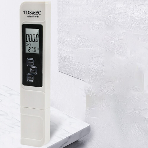 (White) Tragbares TDS/EC-Messgerät für Wasserqualität 2