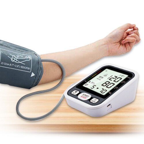 (No Voice Function) Automatisches LCD-Blutdruckmessgerät Oberarm Digital 1