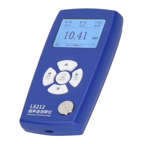 Ultrasonic Thickness Gauge Digital 0.001 Resolution 0.8-350mm 2