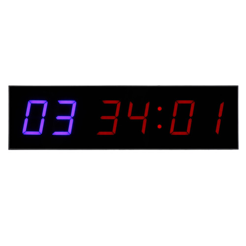 (EU Plug) Trainings-Timer 6-stellig LED mit Fernbedienung 1,8 Zoll 2