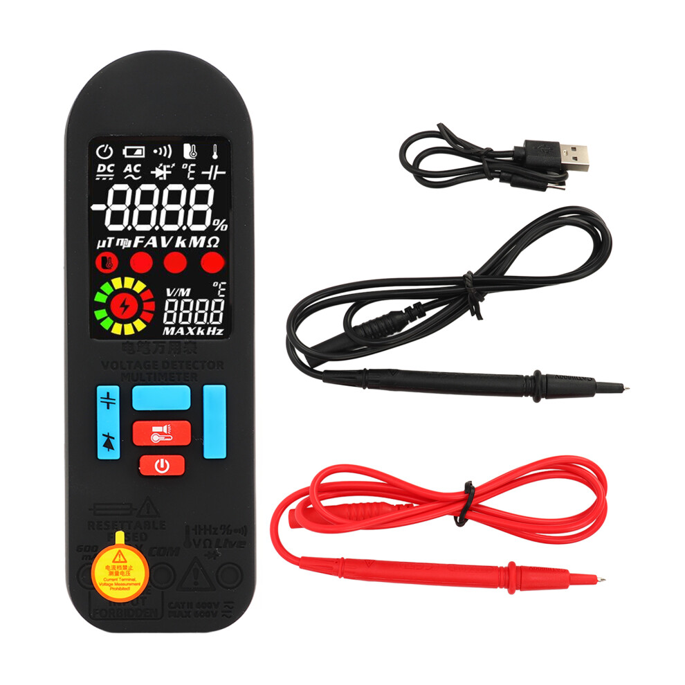 Bside A2x Rechargeable Digital Multimeter 6000 Counts Voltmeter Dark 323163317281