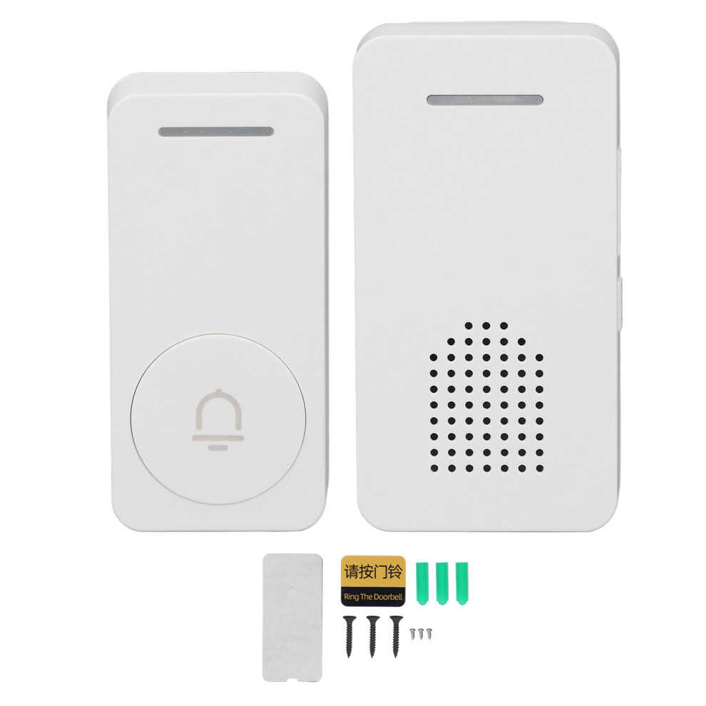 (White) Wireless Doorbell Voice Intercom Smart Remote Kit 323163312224