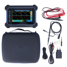 (US Plug) 2-Kanal-Touchscreen-Oszilloskop, 110MHz, EU-Stecker