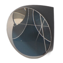 Corner Cube Prism Optical Glass 17.8mm Diameter for Total Station
