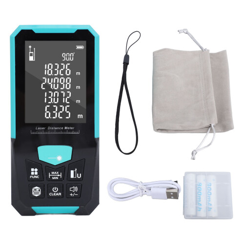 Digitaler Entfernungsmesser 0,05-120m 2,4" LCD hochgenau