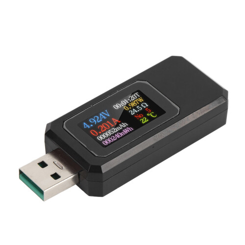 USB-Tester 4-30V 0-6.5A IPS-Farbdisplay