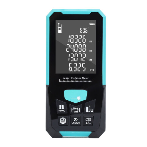 Digitaler Entfernungs-Messgerät 2,4 Zoll LCD 0,05-50m Reichweite 1
