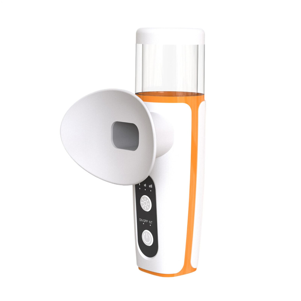Eye Steamer Device Nano Mist Humidifier Rechargeable Eye Sprayer Portable Moisturizing Machine For Dry Eyes With Heat Settings White