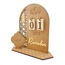 Holz Ramadan Countdown Kalender Deko