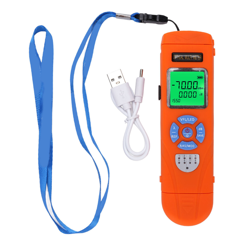 Fiber Optic Tester -50 To +26Dbm 850-1650Nm Opm Vfl Rj45 610830967833