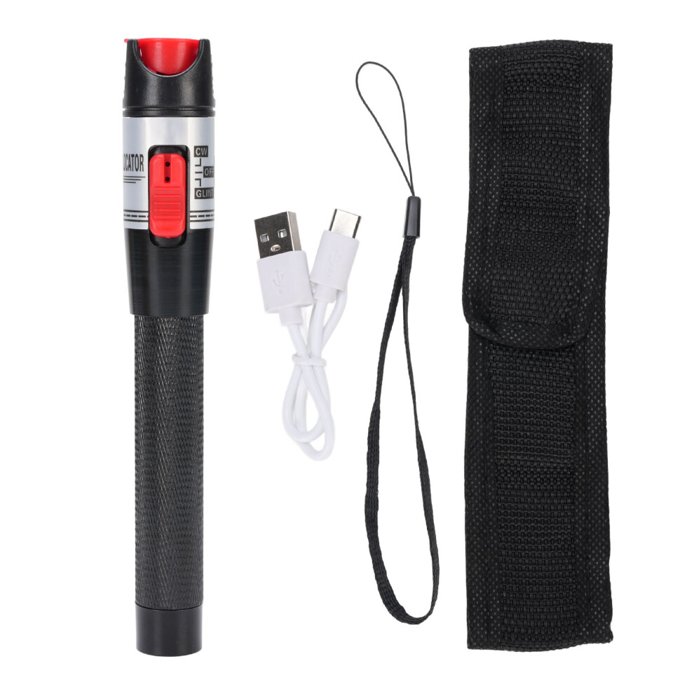 Rechargeable Fiber Optic Vfl Tester 2.5Mm Universal Connector 610830967871