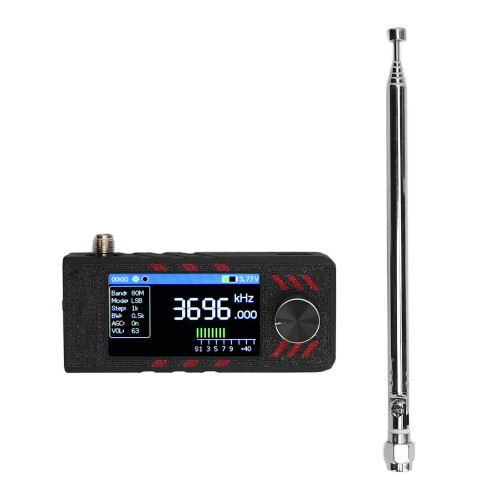 Mini-Radioempfänger 1,9" Farbdisplay FM AM LSB USB