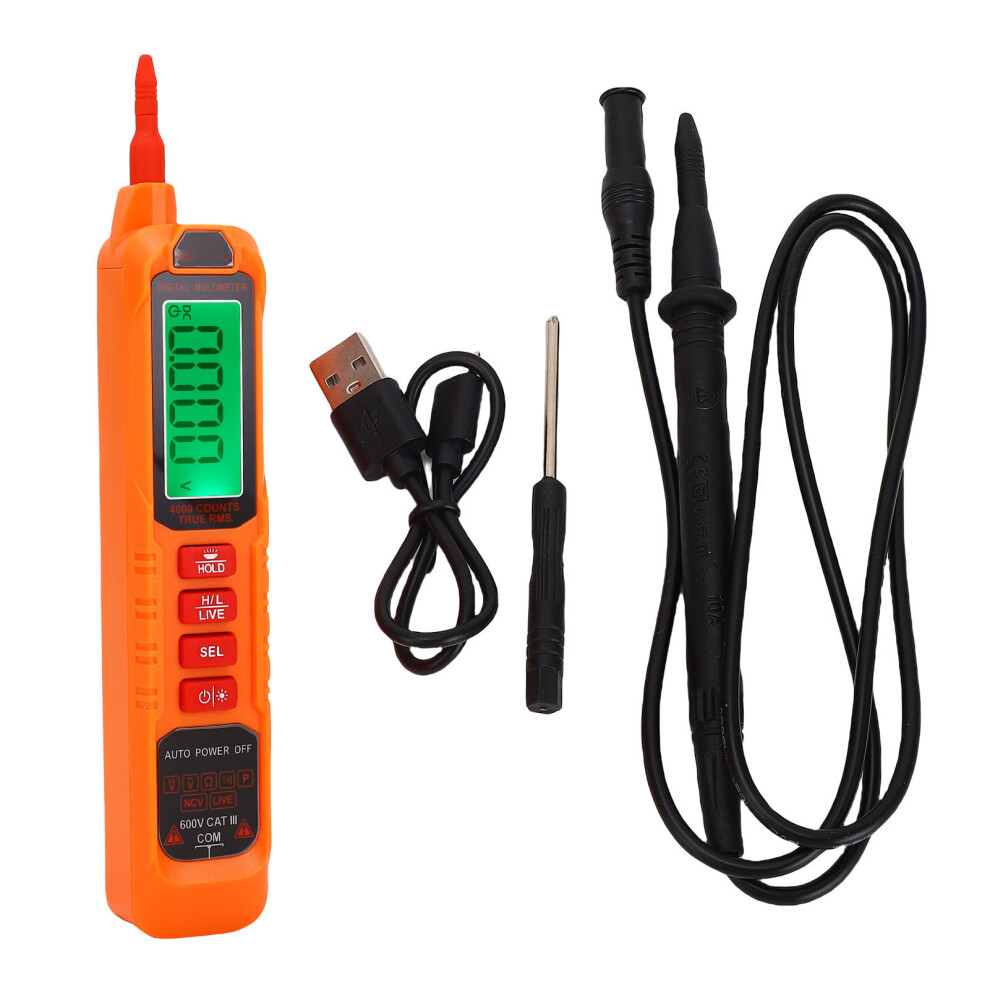 Pen Type Digital Multimeter 4000 Counts Ac Dc Voltage Tester 610830973117