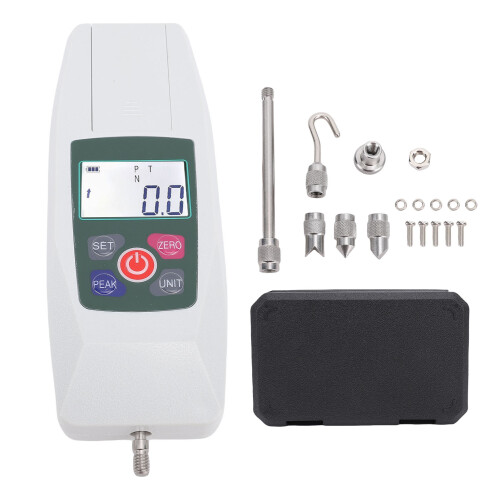 Digitaler Zug-/Druck-Dynamometer 500N tragbar N/LB/Kg/Oz LCD