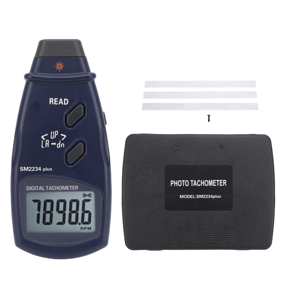 Digital Tachometer Lcd Portable Photoelectric Rpm Meter 2.50-99999Rpm 610830973698