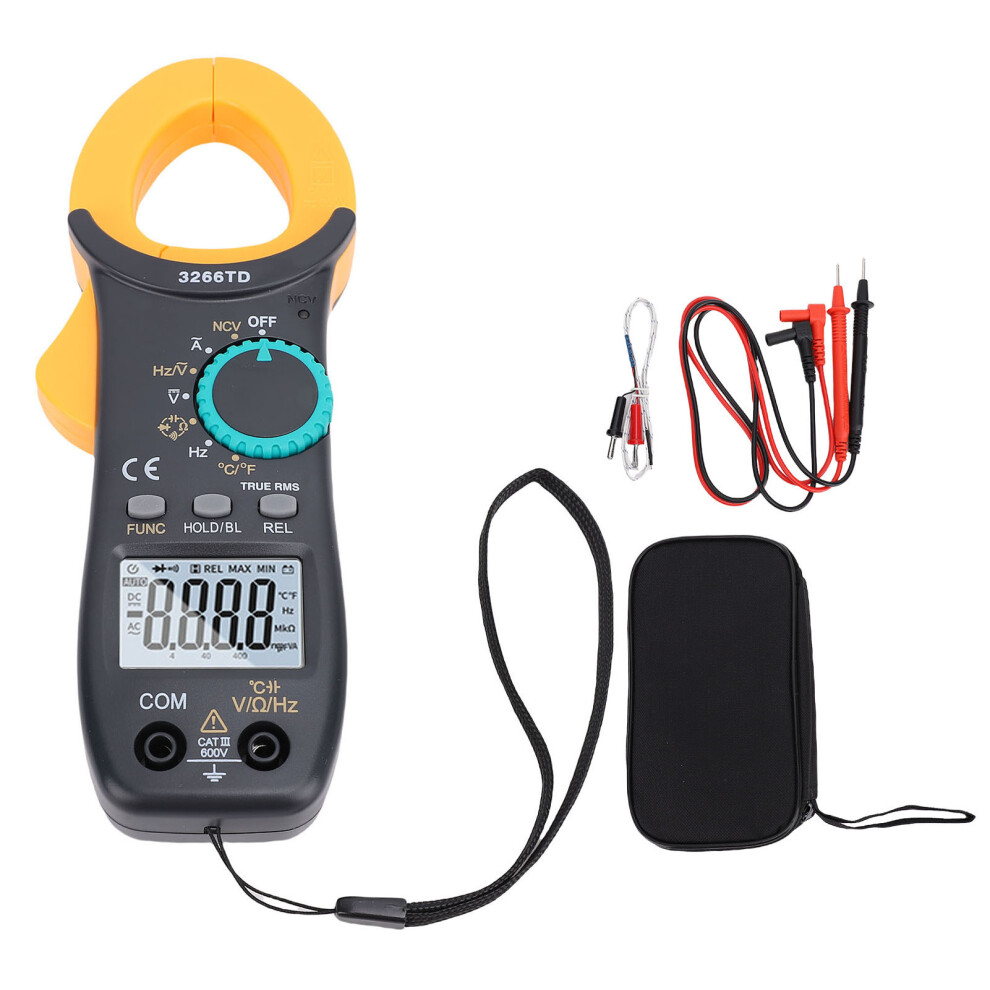 Digital Clamp Meter 3999 Counts Trms Auto Ranging Ncv Multimeter Ac Dc 610830973803