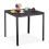 Table de jardin carrée aspect bois 1
