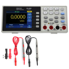 (UK Plug 100‑240V) XDM1041 3,5 Zoll LCD Mini Digitalmultimeter True RMS Temp-Tester
