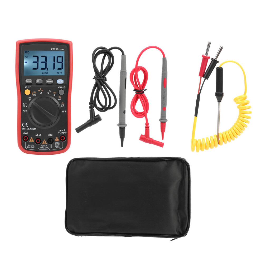 Zt219 Auto Range Digital Multimeter Ac Dc Truerms 19999 Counts 610830909420