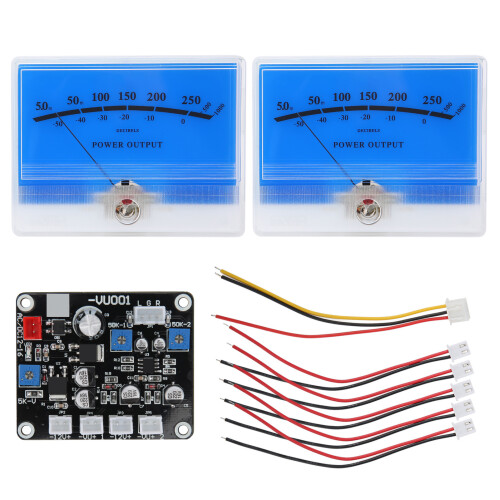 TS-DB90A-L 2PCS VU Meter Sound Level Driver Board Backlight DIY Studio