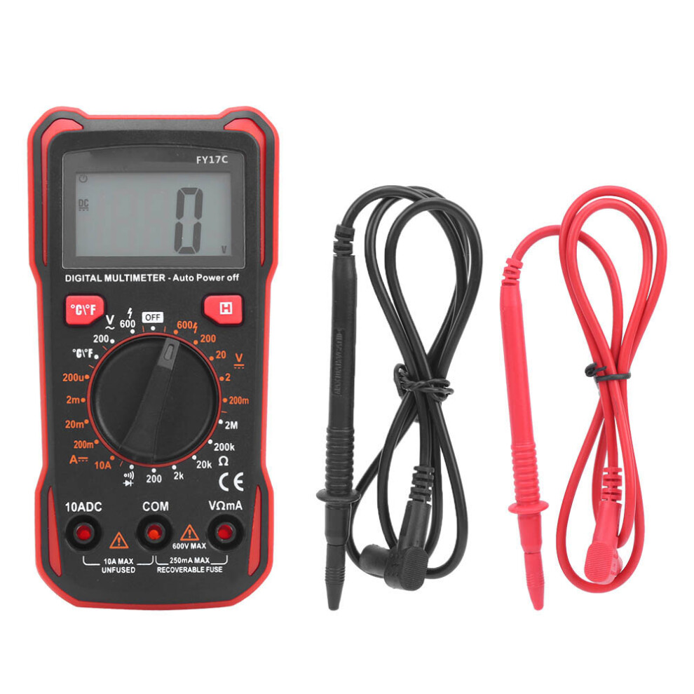 Fy17c Digital Multimeter Ac Dc Voltage Current Tester 610830909994